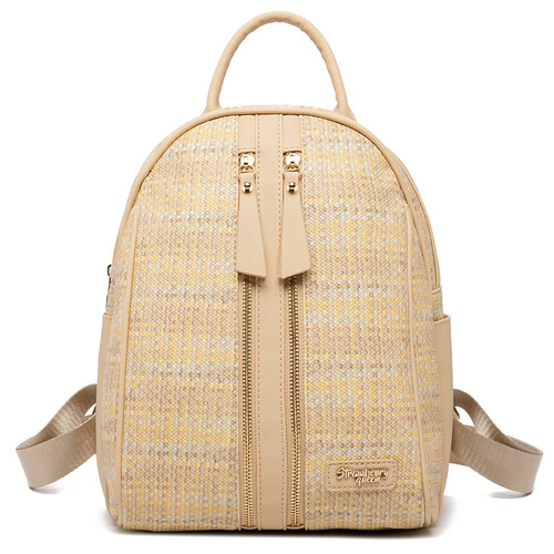 CANDY BACKPACK - RATTAN BW, BEIGE